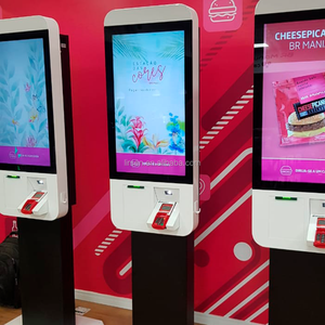 Ticket Drucker Kiosk Tft Kapazitiven Touchscreen Digital Signage Totem 27''32 42 Inch Selbst Service Post Zahlung Kiosk - Product Image 5