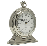 Reloj superventas de aluminio para decoración del hogar, reloj de mesa antiguo, buena calidad superior, venta directa de fábrica