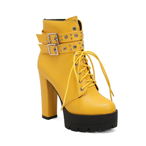 WETKISS vendita a buon mercato <span class=keywords><strong>con</strong></span> <span class=keywords><strong>cerniera</strong></span> <span class=keywords><strong>laterale</strong></span> nero Punk scarpe <span class=keywords><strong>con</strong></span> tacco alto <span class=keywords><strong>con</strong></span> punta tonda stivaletti <span class=keywords><strong>con</strong></span> plateau <span class=keywords><strong>con</strong></span> fibbie - Product Image 5