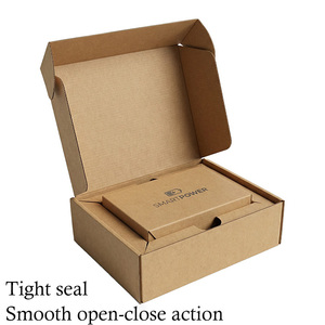 스마트파워 파워코어 에코-크래프트 비행기 자립형 선물 포장 상자 휴대용 충전기 UV 인쇄 맞춤 브랜딩 제품 - Product Image 3