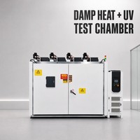 Chambre d'essai UV-humide-chaud pour modules photovoltaïques, pour tests de stress combinés, 150-250 W/m² UVA UVB