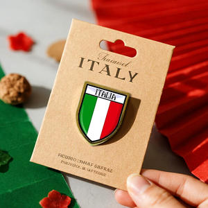 Özel İtalya bayrağı yaka iğneler sert emaye Metal broş antik rönesans sanat görülecek turist İtalyan hatıra hediyeler toptan - Product Image 6