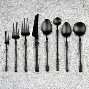 Ensembles de <span class=keywords><strong>couverts</strong></span> de luxe en acier inoxydable de haute qualité vaisselle à taille fine logo <span class=keywords><strong>personnalisé</strong></span> - Product Image 4