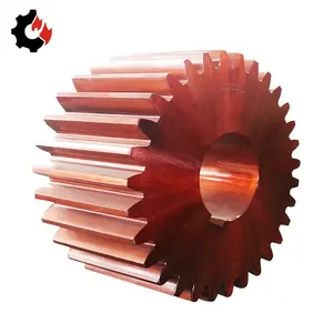 OEM large Module gear High Strength 35CrMo Alloy Steel Forged Ball Mill Drive Spur big Gear