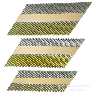 Agrafes pour cloueuse à agrafes Qingdao Kaijie, capuchon en D à 30 degrés, longueur et diamètre sur mesure, électrogalvanisées, galvanisées à chaud - Product Image 4