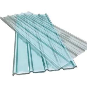 Hersteller Direct Glass Steel Beleuchtungs fliesen Transparentes Ziegeldach Korrosions schutz dach Wellpappe