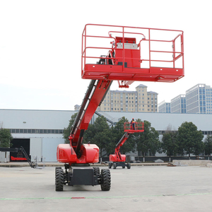รถกระเช้าบูมแบบเคลื่อนที่ได้ ความสูงทำงาน 18 เมตร แบบล้อ สำหรับงานที่สูง - Product Image 1