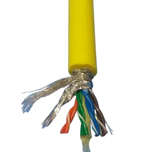 8/4-core twisted pair shielded zero buoyancy network cable tensile sea water resistant towline ROV umbilical cable of underwater