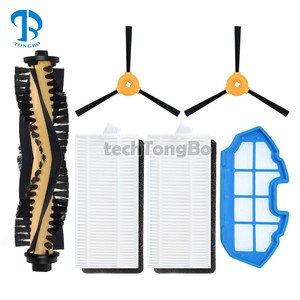 Cepillo lateral principal HEPA y piezas de filtro primario aptas para Cecotec Congas Excellent <span class=keywords><strong>990</strong></span> / Ecovacs Deeboot N79S N79 Robot aspirador - Product Image 1