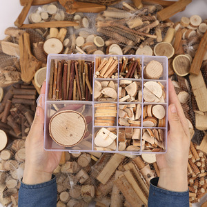 Blocs de bois naturels multi-spécifications, faits à la main, pour DIY, style nordique, pour Noël et fêtes d'anniversaire - Product Image 2