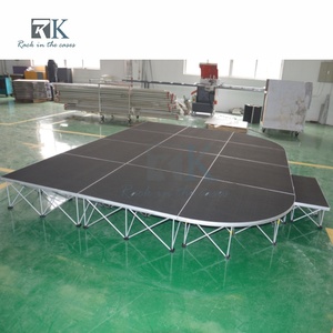 Customized Outdoor Indoor <b>Stage</b> Portable Anti Slip <b>Stage</b> Aluminum Riser <b>Stage</b> <b>Platform</b> Podium for Music Event - Product Image 3