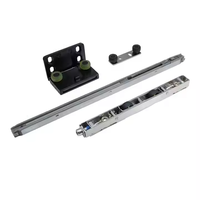 Kit de porte fantôme caché sans rail-Accessoires de porte de poche à double glissière personnalisés