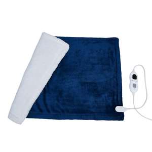 Grey Flannel <strong>Electric</strong> <strong>Heated</strong> <strong>Throw</strong> <strong>Blanket</strong> - Product Image 6
