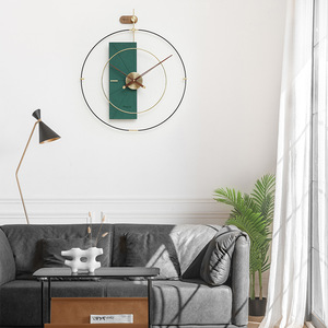 Reloj de Pared Nórdico de Lujo, Rectangular, de Cuarzo, Extra Grande, Decorativo para Sala de Estar, Funciona con Batería - Product Image 3