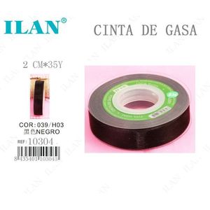 Nastro Iln Gasa 2 cm x 35 Y Nero per Artigianato - Product Image 3