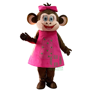 Disfraces de Mascotas de Animales para Fiestas de Cosplay de Dibujos Animados, Disfraces de Mascota Femenina de Mono Adulto Personalizados - Product Image 1