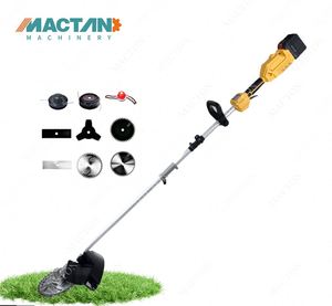 Telescopic Handle New 21V <b>Powerful</b> Lithium Battery Cordless <b>Brush</b> Cutter Lawn Mower - Product Image 1