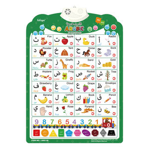 Alfabeto elettronico arabo inglese grafico a muro lettere parlanti Poster di <span class=keywords><strong>musica</strong></span> giocattolo educativo per bambini regali per bambini - Product Image 2