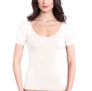 high quality sweat absorbing women under shirt sweatproof undershirt bodyshape t shirt