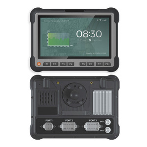 Mejor precio de fábrica 8 pulgadas coche vehículo Tablet PC ordenador con USB2.0 Host RJ45 Lan RS232/485 CAN/ DC puerto opcional CVBS Cámara - Product Image 1