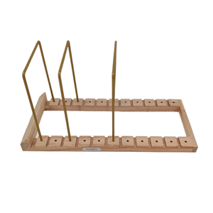 Porte-disque <span class=keywords><strong>vinyle</strong></span> en <span class=keywords><strong>bois</strong></span> de conception à gorge profonde, rangement en pin sur les albums avec finition de surface gravée - Product Image 3