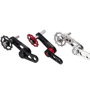 Guía de cadena para bicicleta plegable Litpro, soporte de cadena ajustable de 7 velocidades de aleación de aluminio negro y rojo para cadena de transmisión - Product Image 5