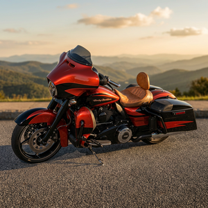 Harley-Davidson Street Glide CVO Cruiser 2017 d'occasion, vente personnalisée, luxe haut de gamme, confort supérieur, fonctionnalités avancées - Product Image 3