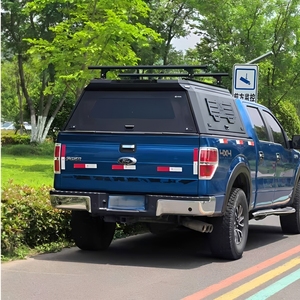 Cubierta de aluminio rígida para camioneta 4x4, impermeable, antirrobo, tipo <span class=keywords><strong>camper</strong></span>, para VW Amarok, Tacoma, GMC Sierra, Shark 6 - Product Image 2