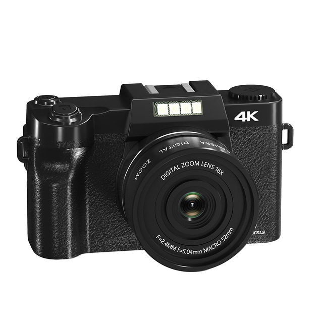 Video Camera 4K Professional Digital Nightshot 48Mp 1080P Usb Selfie Digital Camera With Flip Screen