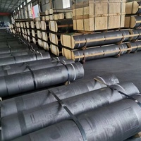 Bloque de electrodo de grafito Qianjia UHP de 500mm, 550mm, 600mm, tipo aguja, para alquitrán de carbón, resistencia a altas temperaturas de 3000°C, flexión de 12Mpa