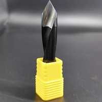 Fraise en carbure de tungstène HWR HRC55 à 2/4 rainures 12*20*70 R/L pour usinage CNC avec longue durée de vie