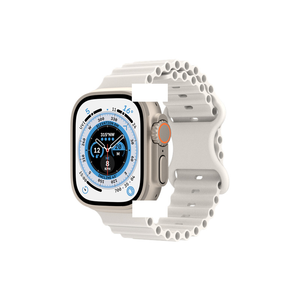 Bracelet de <span class=keywords><strong>montre</strong></span> en silicone Fashion Ocean Butterfly Clasp pour Apple Watch 38/40/41 mm <span class=keywords><strong>et</strong></span> 42/44/45/46/49 mm (Séries 1-10, SE, Ultra) - Product Image 4