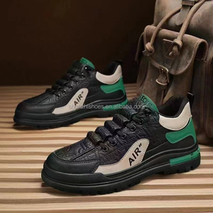Zapatillas deportivas para <span class=keywords><strong>hombre</strong></span>, ligeras, transpirables, con logotipo personalizado, de malla, en blanco y negro, de moda, para correr, de Henan, a bajo precio y con MOQ bajo. - Product Image 5