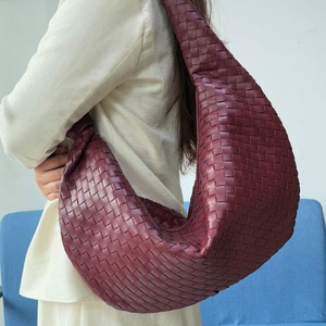 批发市场新设计环保工艺品钱包手袋厂价女大编织袋 - Product Image 5