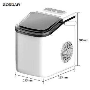 GCSOAR hogar/uso comercial manija de operación de un botón encimera portátil compacta máquina de hielo solar para el hogar de congelación rápida - Product Image 2