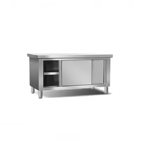 Paslanmaz çelik çalışma masası çekmeceleri mutfak tezgah ticari mutfak dolabı