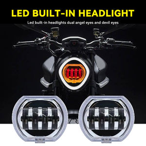 Accessoires de voiture, phare de moto LED 4SMD, Angel Eye Devil Eye, ampoule H4 12V, 30W, 3000 lumens, 6000K-6500K, montage universel - Product Image 6