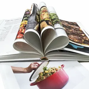 Cobertura personalizada para livro de cozinha, barata, coloração personalizada, livro, revista, caixa de café, serviço de impressão de livro