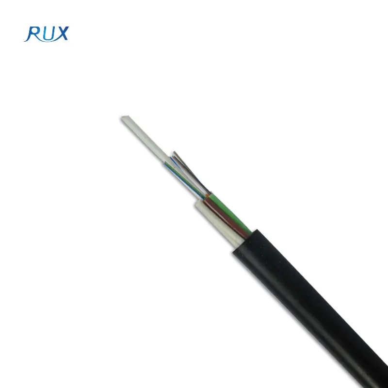 Werkseitige Lieferung GYFTY SZ Litzen rohr 12 Adern Nicht metallisches Single-Mode-Glasfaser kabel