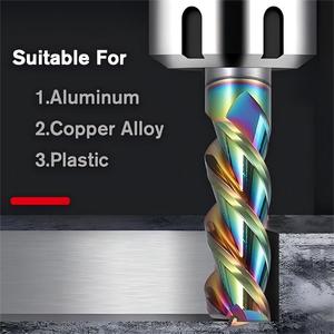 Efficient Diameter 1mm Endmill Cutter Square 3-Flute DLC Coated Carbide <strong>End</strong> <strong>Mill</strong> for Aluminum Milling - Product Image 5