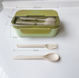 2026 New Food Grade Lunch Box with Tableware, Student Plastic Lunch Box, <b>Microwave</b> Preservation Box - Product Image 4