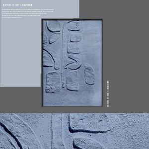 Peinture à l'huile murale de style architectural, décoration intérieure de maison, peinture sur toile faite à la main, texture 3D, encadrée, décoration d'intérieur - Product Image 4