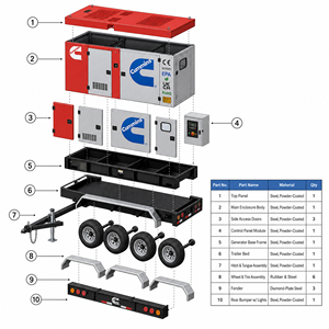 Groupe électrogène diesel Cummins 4BTA3.9-G11 certifié EAC EPA CE ISO UKCA ROHS SGS SONCAP, puissance 64KW/80KVA, type ouvert/silencieux, fabriqué en usine - Product Image 5