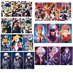500 Design 40*30cm Immagine Lenticolare 3D con Effetto Flip Anime <span class=keywords><strong>Jujutsu</strong></span> <span class=keywords><strong>Kaisen</strong></span> Poster Cinematografico Lenticolare 3D in Plastica Arte da Parete Confezione in Sacchetto OPP - Product Image 1