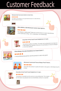 Es Krim Mangga Alpukat Stroberi Cina Makanan Eksotis Es Krim Buah Cokelat Popsicle - Product Image 2