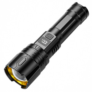 Long Range <b>LED</b> Telescopic Zoom <b>Touch</b> Flashlight White Power Display Type-C Rechargeable Hand <b>Light</b> - Product Image 4