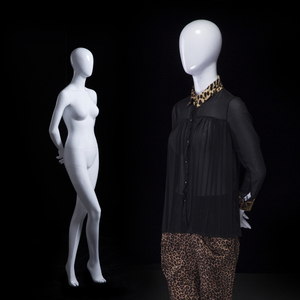 Mannequins féminins en fibre de verre de haute qualité, mannequin abstrait à tête d'œuf pour magasin de vêtements et présentation e-commerce - Product Image 6