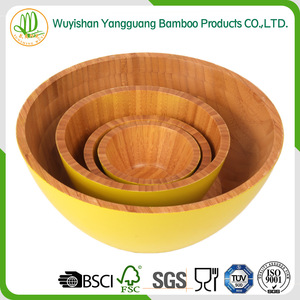Fabricante de tazones de bambú y madera de estilo japonés para ensaladas, tazones para sopa de fideos instantáneos, tazones para vino y vajilla, para el hogar. - Product Image 2