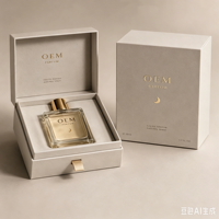 Botellas de perfume de lujo con cajas de regalo personalizadas ecológicas Forro de esponja en relieve Mejora tu marca Soluciones de embalaje únicas