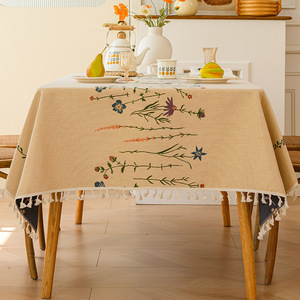 <span class=keywords><strong>Mantel</strong></span> elegante Vintage francés con <span class=keywords><strong>mantel</strong></span> <span class=keywords><strong>Rectangular</strong></span> <span class=keywords><strong>largo</strong></span> de gama alta de lujo, tapete de <span class=keywords><strong>mesa</strong></span> bordado artesanal <span class=keywords><strong>para</strong></span> cubierta de <span class=keywords><strong>mesa</strong></span> de café - Product Image 3
